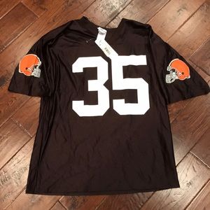 Men’s NFL Team Apparel Jerome Harrison #35 Cleveland Browns Home Jersey New